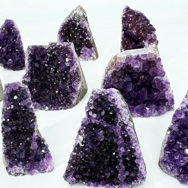 Mini Cut Base Amethyst (AAA Grade)