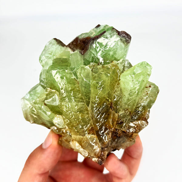 Green Calcite Cluster