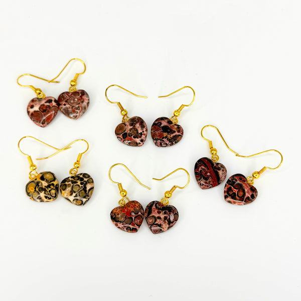 Leopard Skin Jasper Earrings