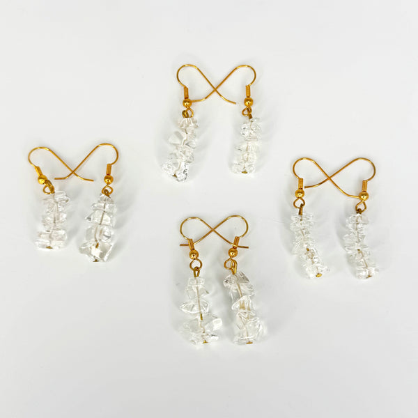 Clear Quartz Earrings