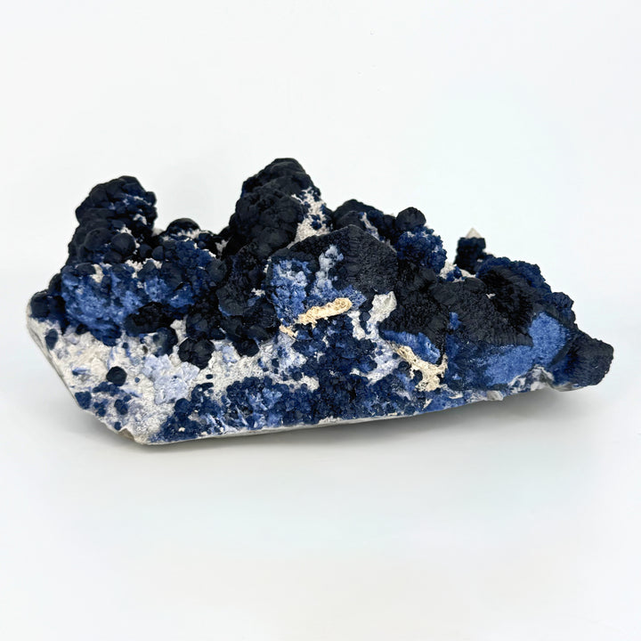Blueberry Fluorite on Quartz (MUSEUM GRADE) – Ruby's Healing Crystals
