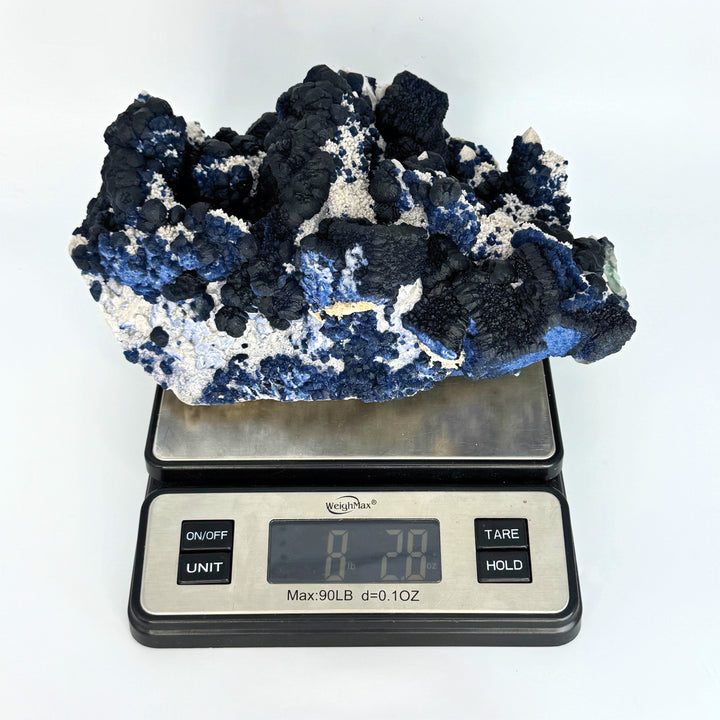 Blueberry Fluorite on Quartz (MUSEUM GRADE) – Ruby's Healing Crystals