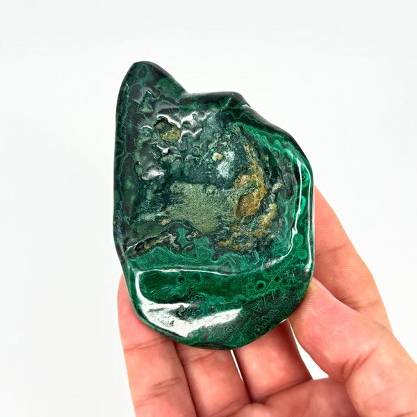 Polished Malachite Freeform