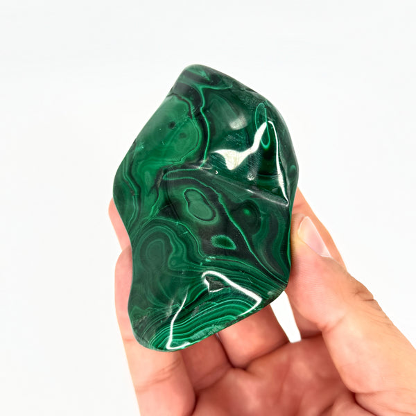 Polished Malachite Freeform