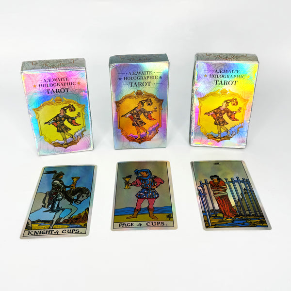 A.E. Waite Holographic Tarot Original Deck
