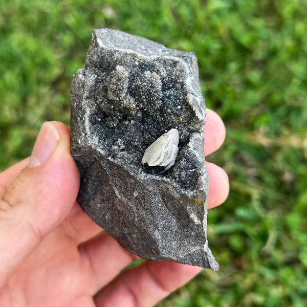 Herkimer Diamond Matrix with Calcite