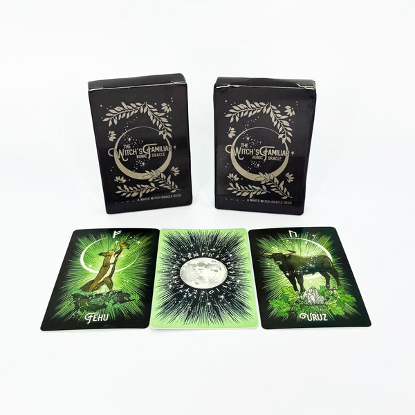 The Witch's Familiar Runic Oracle Cards