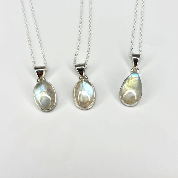 AAA Moonstone Sterling Pendants