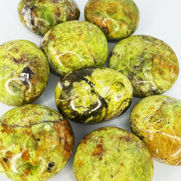 Green Opal Palm Stones