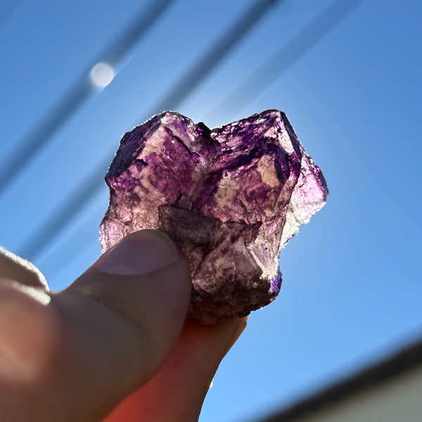 Purple Cubic Fluorite