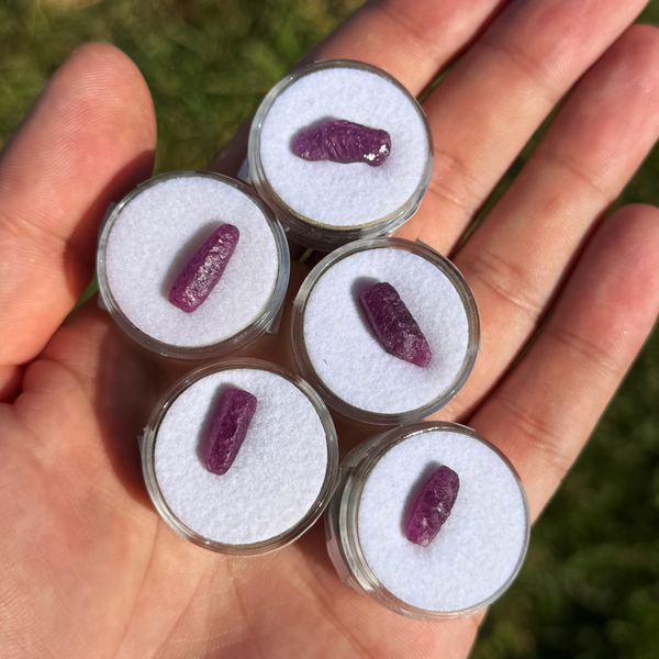 Raw Ruby Specimens