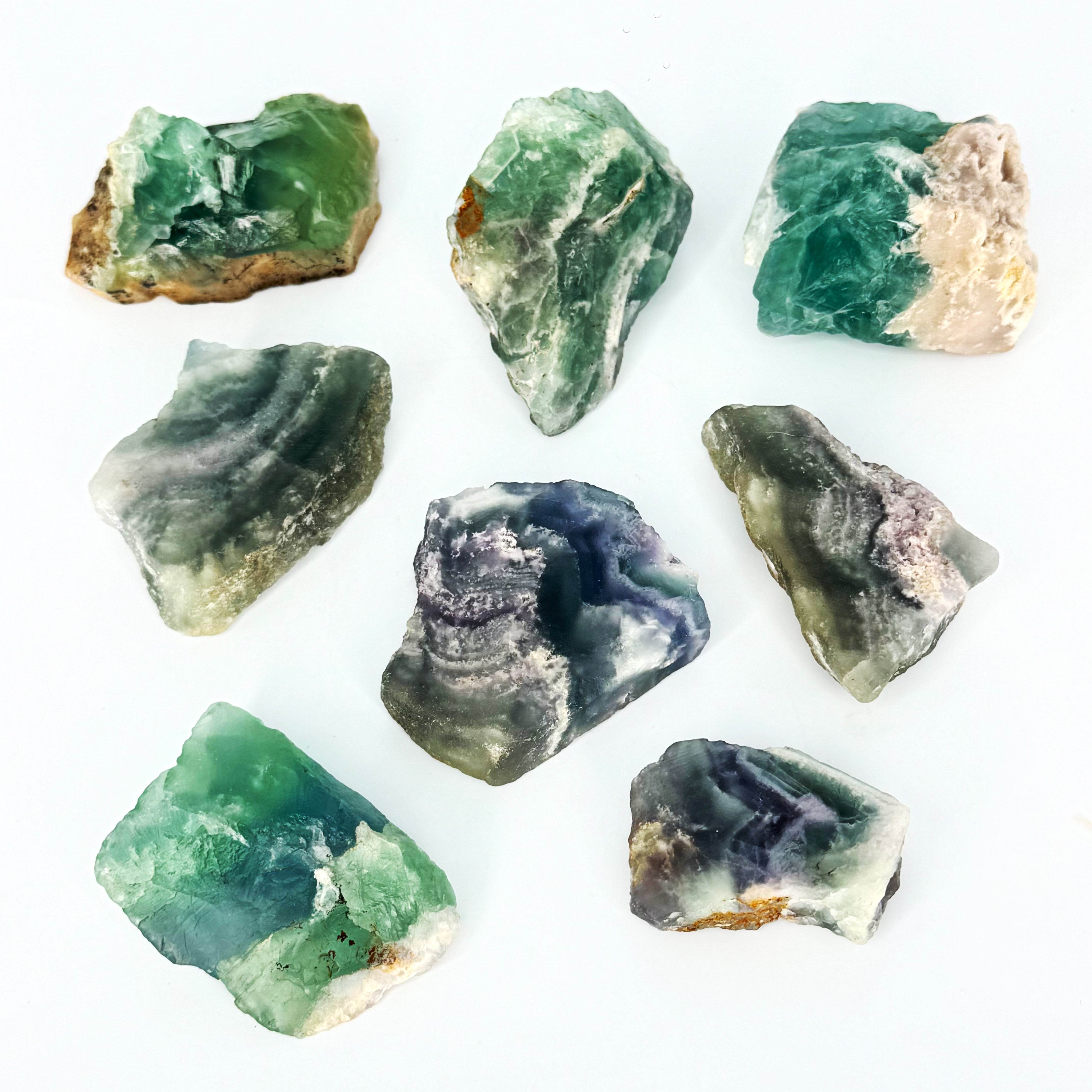 Raw Ruby Flo Rite Raw Blue/Green Fluorite – Ruby's Healing Crystals