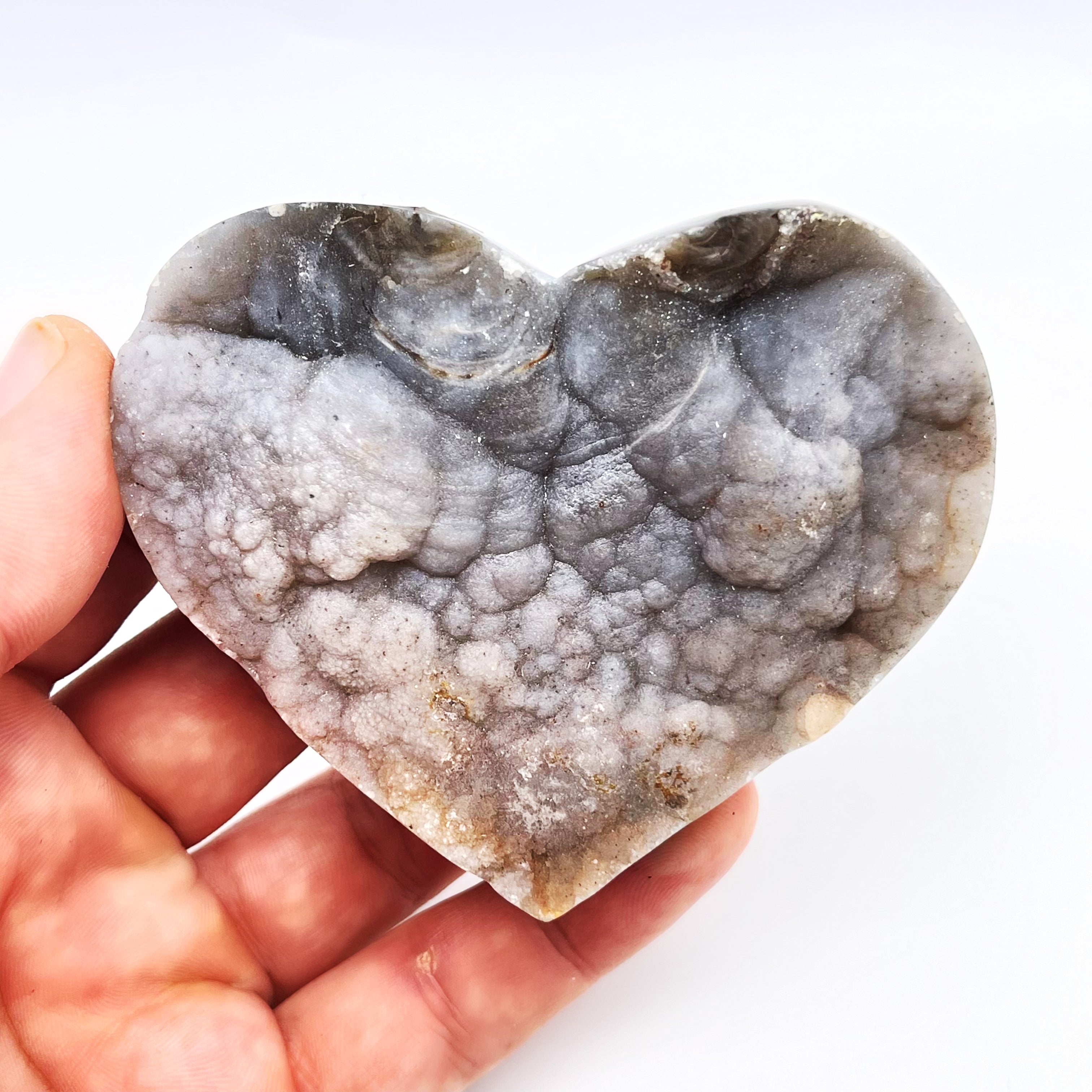 Geode Heart Amethyst Geode Heart (Display Stand Included) – Ruby's Healing Crystals