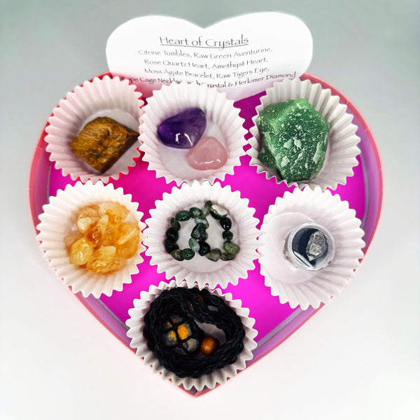 Valentines Day Crystal "Chocolate" Heart Boxes