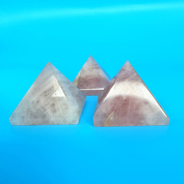 2" Rose Quartz Pyramids