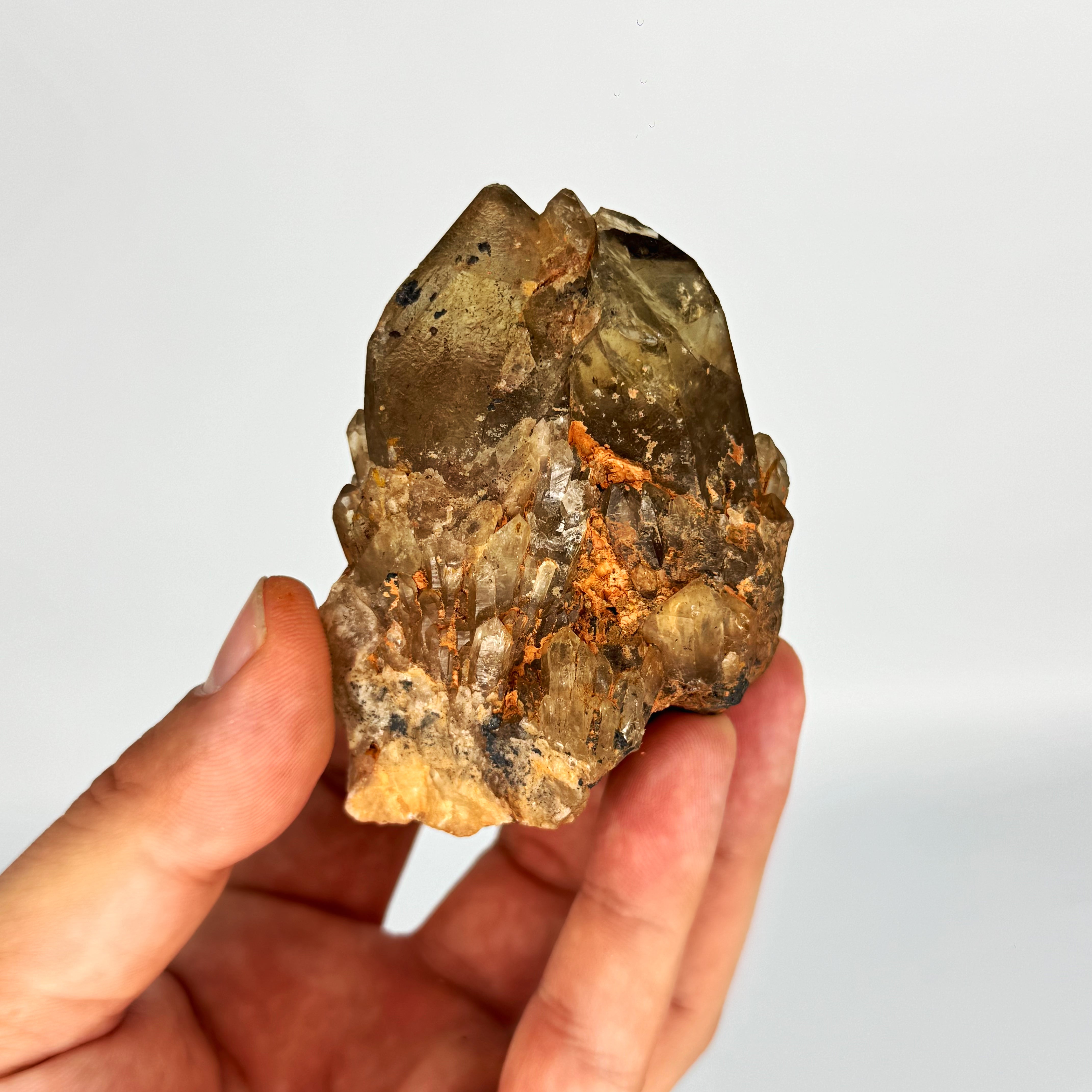 Congo Ruby Congo Citrine Cluster – Ruby's Healing Crystals