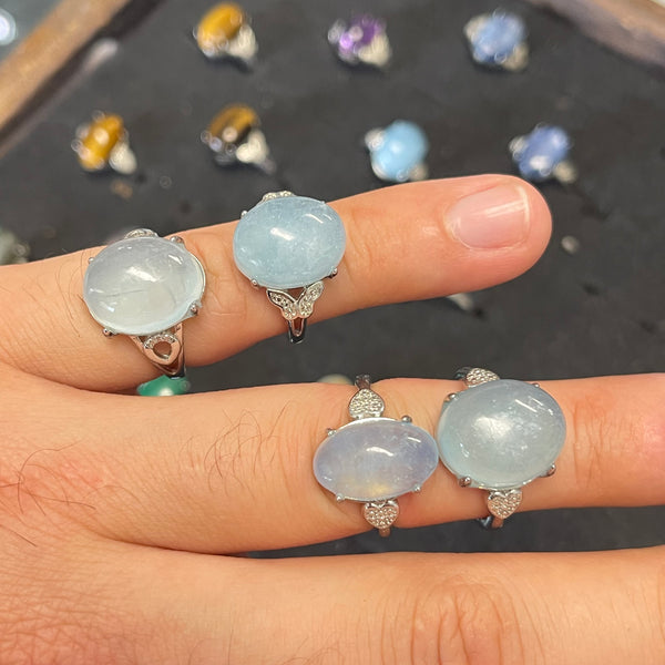 Aquamarine Rings