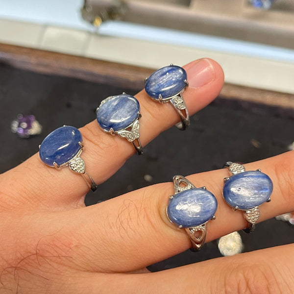 Blue Kyanite Rings