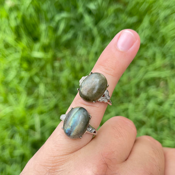 Labradorite Rings