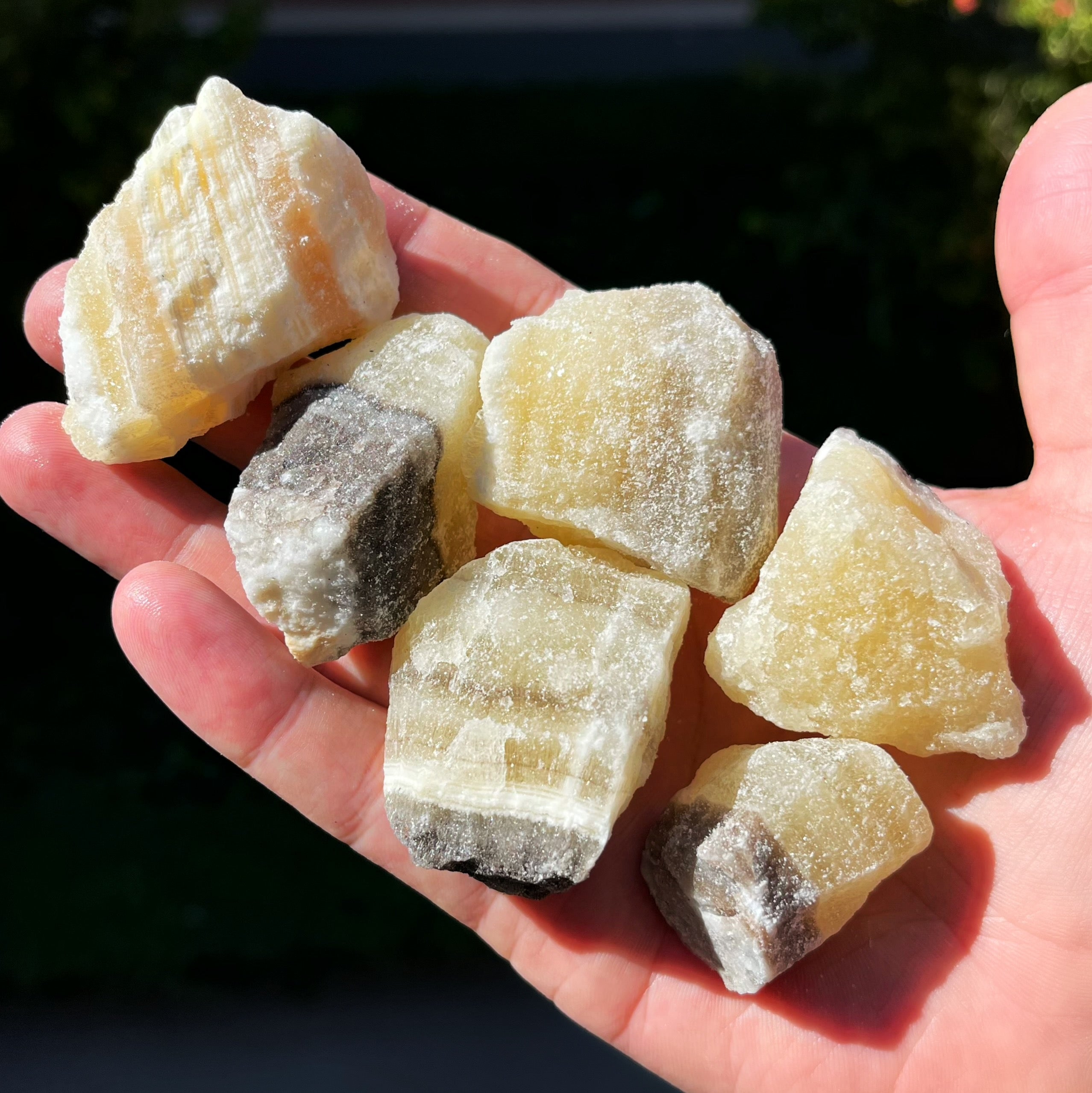 Banded Calcite Rocks Banded Calcite Raw Chunks – Ruby's Healing Crystals